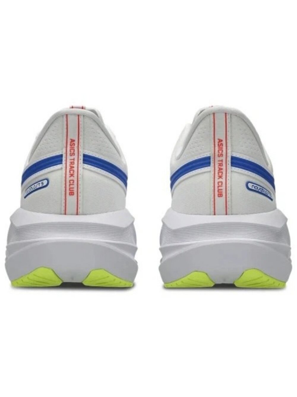 ASICS Novablast 5 White Blue Women's Size 7 Running Shoes NEW